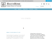 Tablet Screenshot of havenhome.com